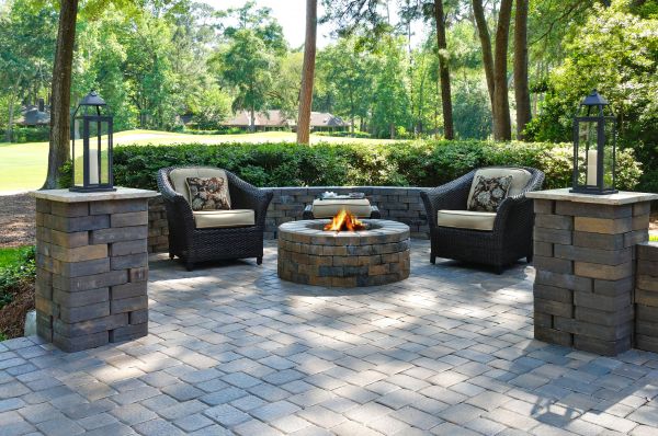 Fire Pit Installation in Falls Church