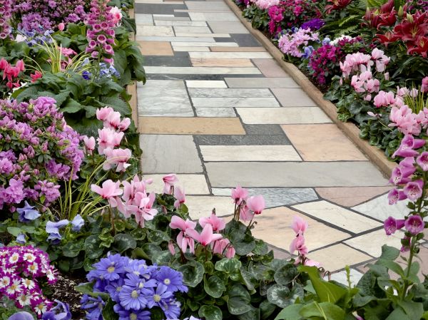 Garden Path Installation in Falls Church